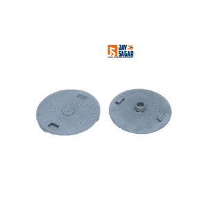 MS Single Insert Plate Round with Emboss Ear