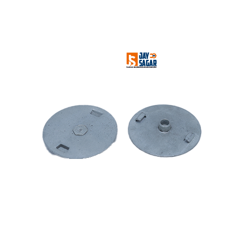 MS Single Insert Plate Round with Emboss Ear